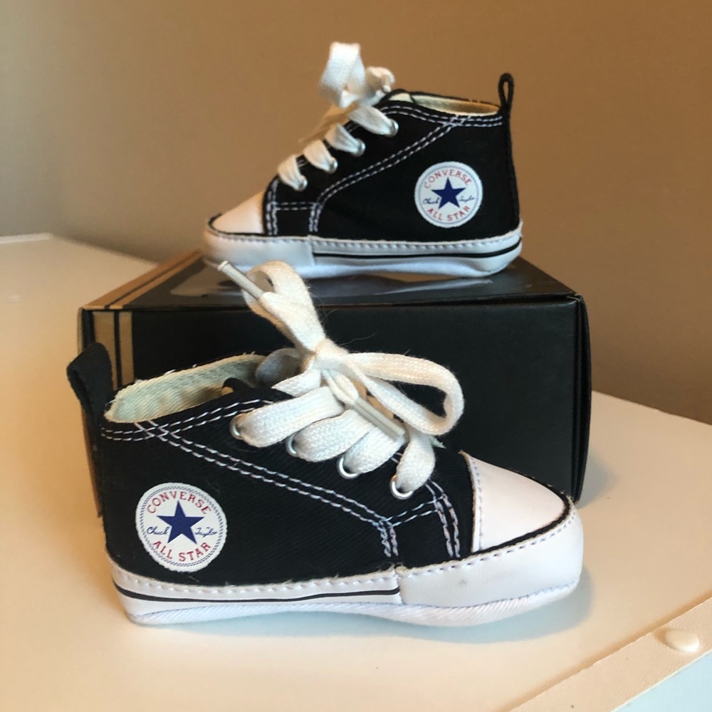 Black Infant Converse